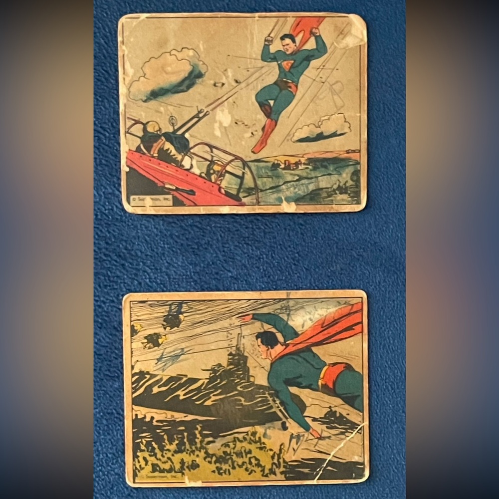 1940 Superman Gum Inc. Card Set